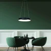 Lampes Industrielles-Luminaires Steinhauer Suspension Steinhauer Ringlede Noir, Blanc, 1 lumière