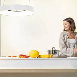 Luminaires Steinhauer Suspension Steinhauer Ringlede Blanc, 1 lumière* Suspensions