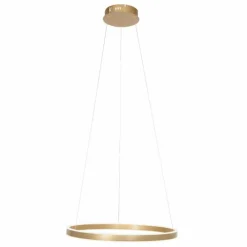 Lampes Dorées-Luminaires Steinhauer Suspension Steinhauer Ringlux LED Or, 2 lumières