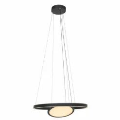 Luminaires Steinhauer Suspension Steinhauer Ringlux LED Noir, 3 lumières* Éclairage Led