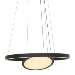 Luminaires Steinhauer Suspension Steinhauer Ringlux LED Noir, 3 lumières* Éclairage Led