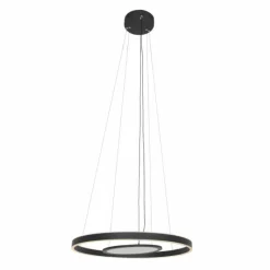 Luminaires Steinhauer Suspension Steinhauer Ringlux LED Noir, 3 lumières* Éclairage Led