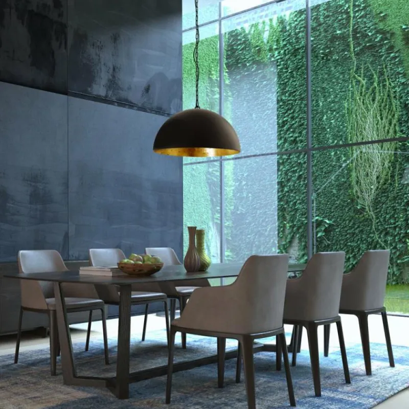 Lampes Dorées-Luminaires Steinhauer Suspension Steinhauer Semicirkel Noir, 1 lumière