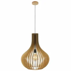 Luminaires Scandinaves-Luminaires Steinhauer Suspension Steinhauer Smukt Hêtre, Noir, 1 lumière