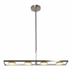 Luminaires Steinhauer Suspension Steinhauer Soleil LED Acier brossé, 4 lumières* Éclairage Led