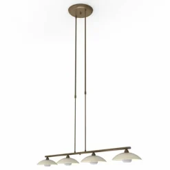 Luminaires Steinhauer Suspension Steinhauer Souvereign LED Bronze, 4 lumières