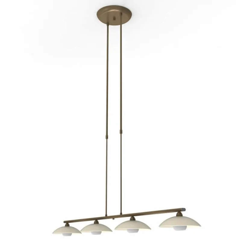Luminaires Steinhauer Suspension Steinhauer Souvereign LED Bronze, 4 lumières
