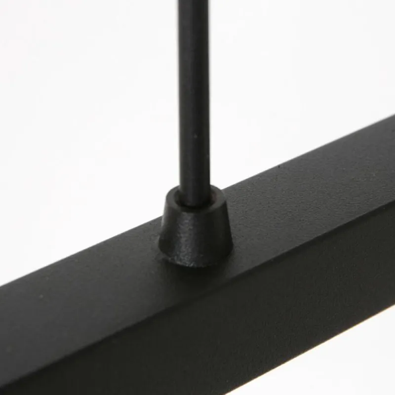 Lampes En Tissu-Luminaires Steinhauer Suspension Steinhauer Stang Noir, 3 lumières