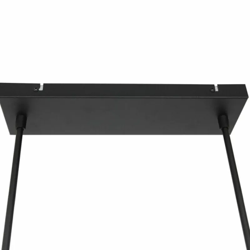 Lampes En Tissu-Luminaires Steinhauer Suspension Steinhauer Stang Noir, 3 lumières