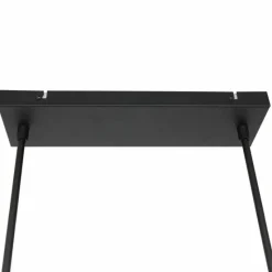Lampes En Tissu-Luminaires Steinhauer Suspension Steinhauer Stang Noir, 3 lumières