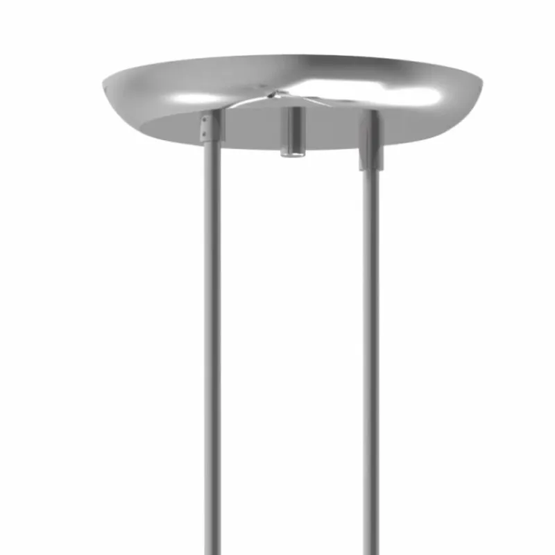 Luminaires Steinhauer Suspension Steinhauer Tallerken LED Acier inoxydable, Blanc, 4 lumières