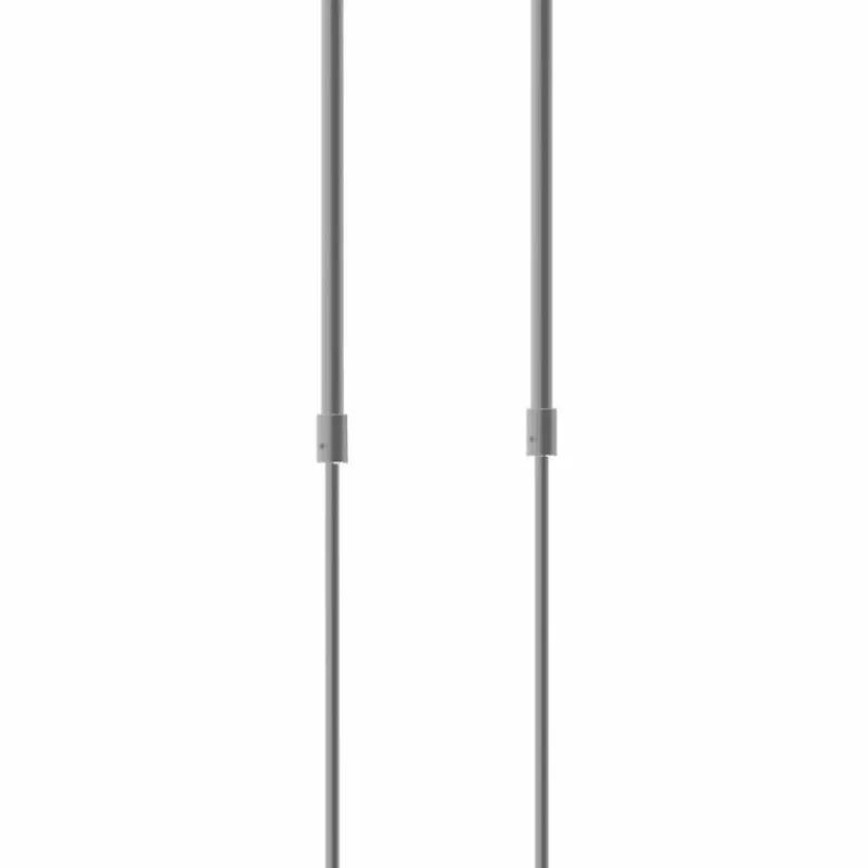 Luminaires Steinhauer Suspension Steinhauer Tallerken LED Acier inoxydable, Blanc, 4 lumières