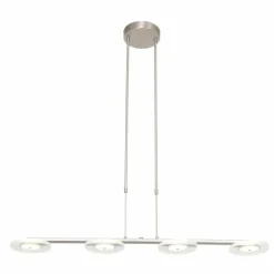 Luminaires Steinhauer Suspension Steinhauer Turound LED Argenté, 4 lumières* Éclairage Led