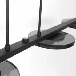 Luminaires Steinhauer Suspension Steinhauer Turound LED Noir, 4 lumières* Éclairage Led