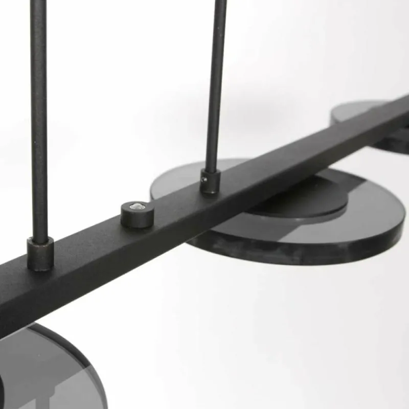 Luminaires Steinhauer Suspension Steinhauer Turound LED Noir, 4 lumières* Éclairage Led