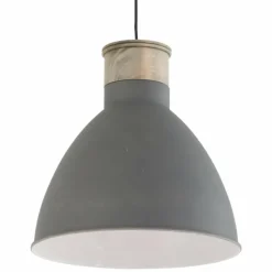 Luminaires Rustiques-Luminaires Steinhauer Suspension Steinhauer Vivette Gris, Bois clair, 1 lumière
