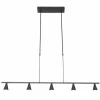 Luminaires Steinhauer Suspension Steinhauer Vortex Noir, 5 lumières* Suspensions