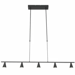 Luminaires Steinhauer Suspension Steinhauer Vortex Noir, 5 lumières* Suspensions