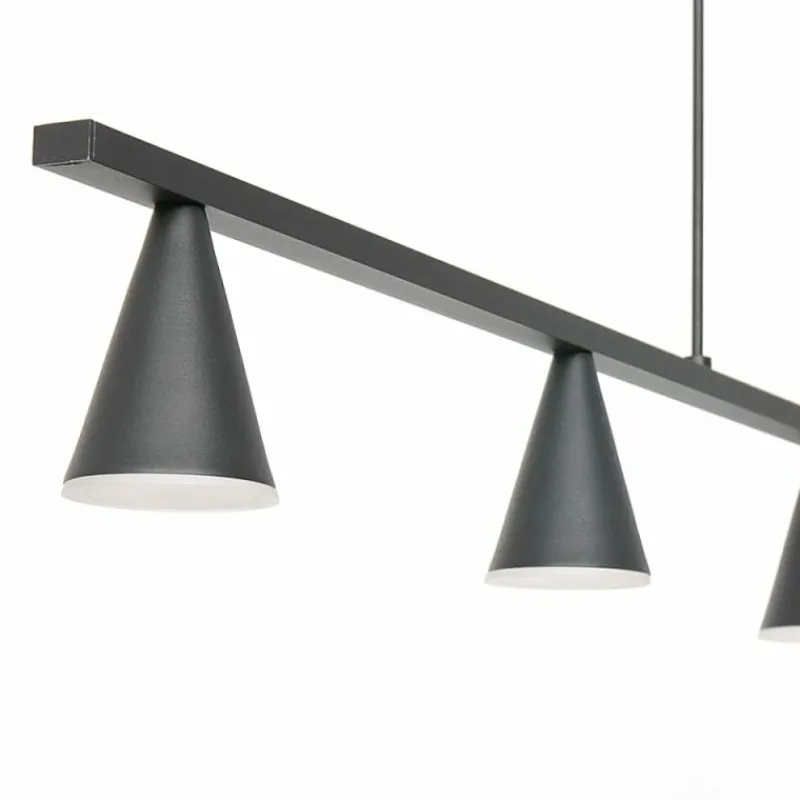 Luminaires Steinhauer Suspension Steinhauer Vortex Noir, 5 lumières* Suspensions