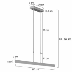 Luminaires Steinhauer Suspension Steinhauer Zelena LED, 3 lumières* Éclairage Led