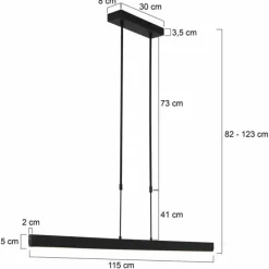 Luminaires Steinhauer Suspension Steinhauer Zelena LED, 3 lumières* Suspensions