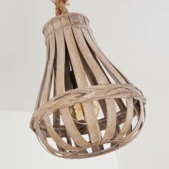 Lampes Vintages & Rétros-hofstein Suspension Sudernleben Brun, Gris, 150 lumières