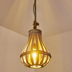 Lampes Vintages & Rétros-hofstein Suspension Sudernleben Brun, Gris, 150 lumières