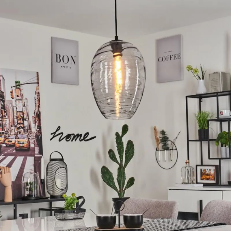 hofstein Suspension Sukeva Noir, 1 lumière