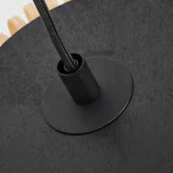 Style Boho-Chic-hofstein Suspension Sukhothai Noir, 1 lumière