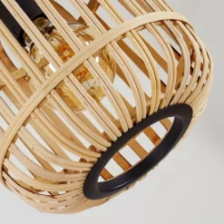 Style Boho-Chic-hofstein Suspension Sukhothai Noir, 1 lumière