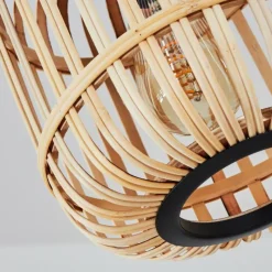 Style Boho-Chic-hofstein Suspension Sukhothai Noir, 3 lumières