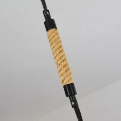 Lampes Vintages & Rétros-hofstein Suspension Sulzano Brun, Noir, 1 lumière