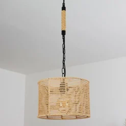 Lampes Vintages & Rétros-hofstein Suspension Sulzano Brun, Noir, 1 lumière