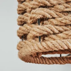 Style Boho-Chic-hofstein Suspension Sulzano Brun, Noir, 1 lumière