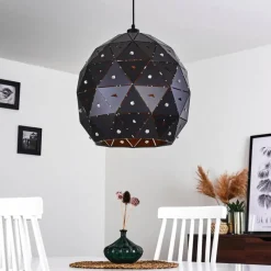 hofstein Suspension Sunasau Noir, 1 lumière