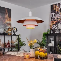 Luminaires Scandinaves-hofstein Suspension Sundet Blanc, 1 lumière