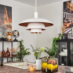 Luminaires Scandinaves-hofstein Suspension Sundet Blanc, 1 lumière