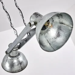 Lampes Industrielles-hofstein Suspension Svanfolk Gris, Rouille, 2 lumières