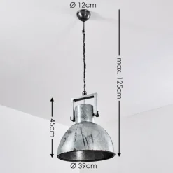 Lampes Industrielles-hofstein Suspension Svanfolk Rouille, 1 lumière