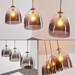 hofstein Suspension Taastrup Nickel mat, 3 lumières