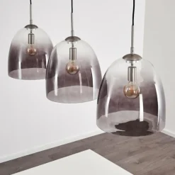 hofstein Suspension Taastrup Nickel mat, 3 lumières