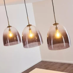 hofstein Suspension Taastrup Nickel mat, 3 lumières