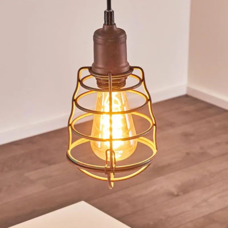 Lampes Industrielles-hofstein Suspension Taggia Brun, 1 lumière