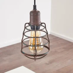 Lampes Industrielles-hofstein Suspension Taggia Brun, 1 lumière