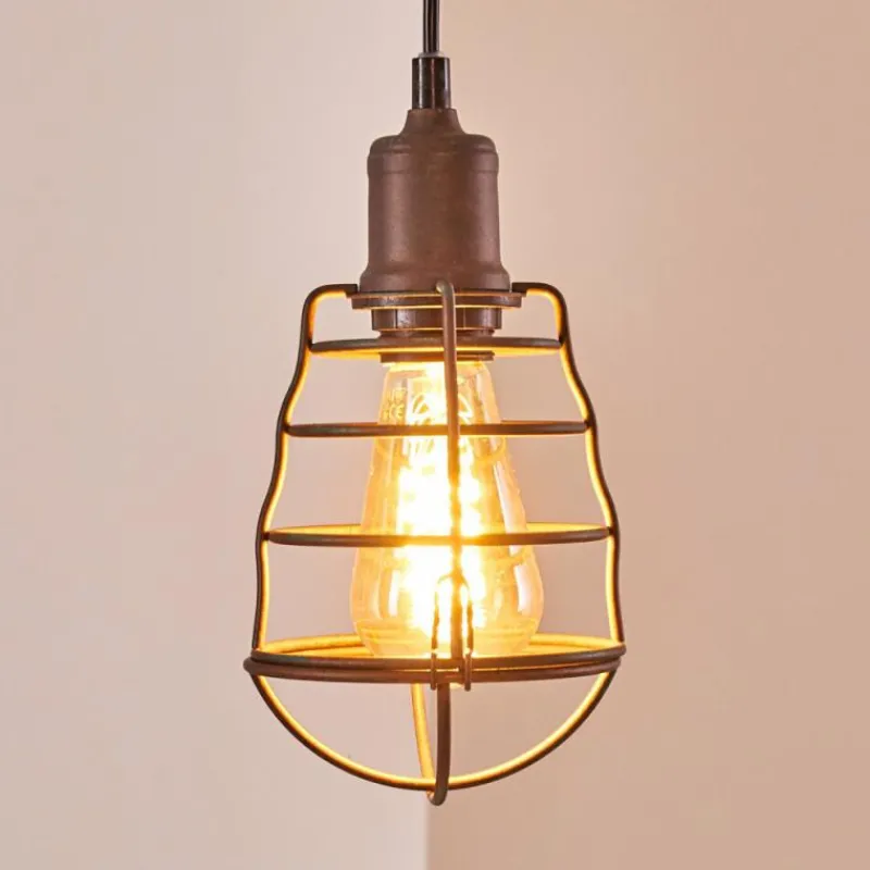 Lampes Industrielles-hofstein Suspension Taggia Brun, 1 lumière