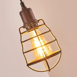 Lampes Industrielles-hofstein Suspension Taggia Brun, 1 lumière