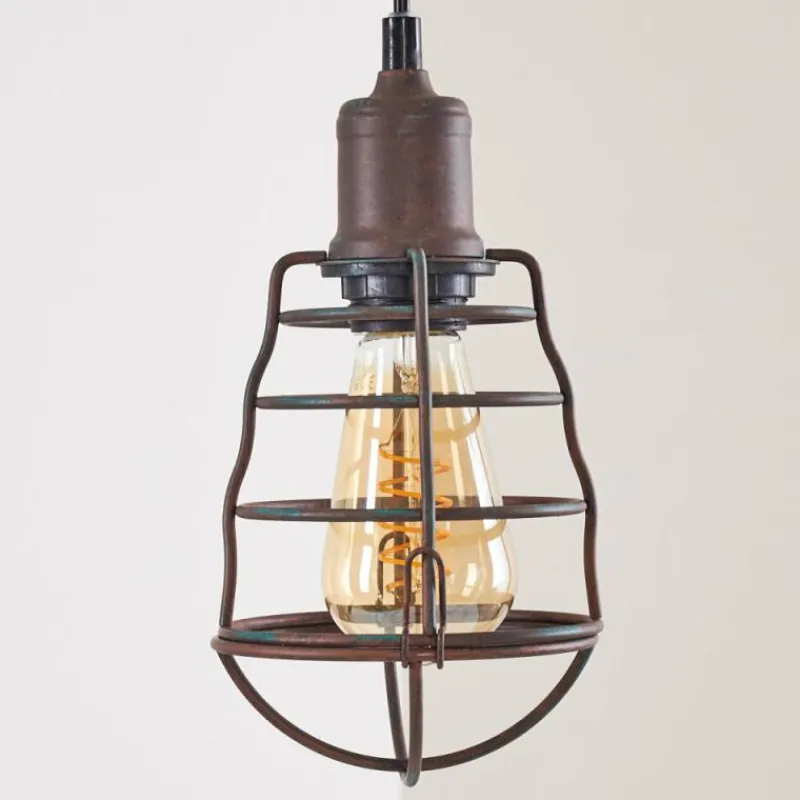 Lampes Industrielles-hofstein Suspension Taggia Brun, 1 lumière