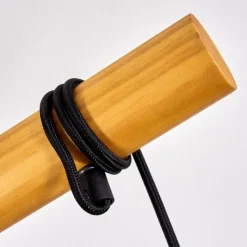 Lampes Vintages & Rétros-hofstein Suspension Taheramo Bois foncé, Noir, 3 lumières