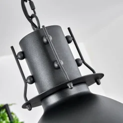Lampes Industrielles-hofstein Suspension Tallaa Noir, 1 lumière