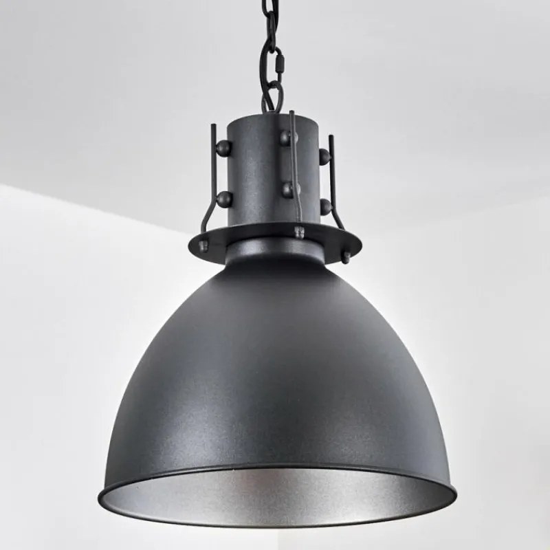 Lampes Industrielles-hofstein Suspension Tallaa Noir, 1 lumière